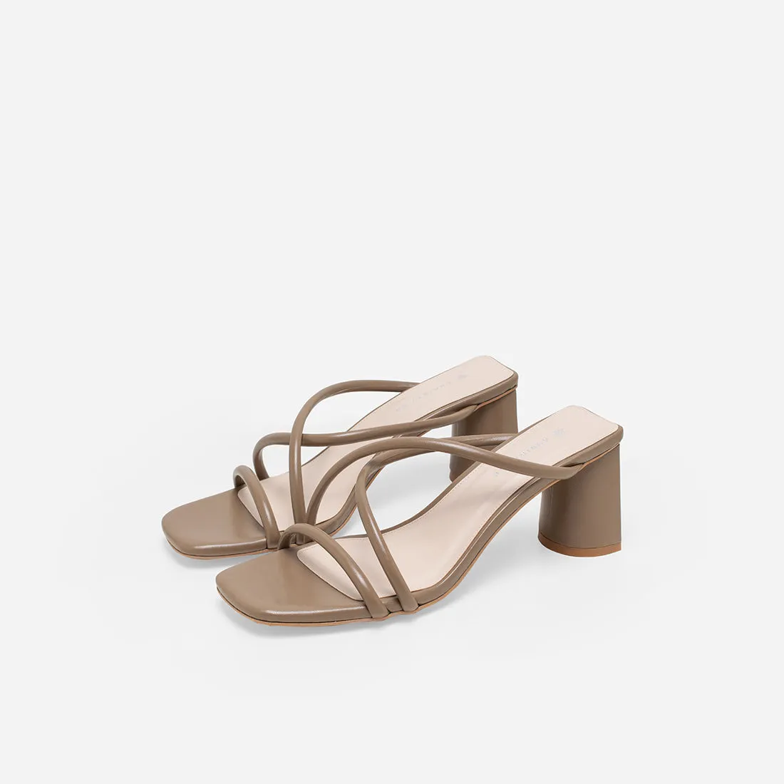 Chunky Heel Platform Sandals Liana Strap Sandals
