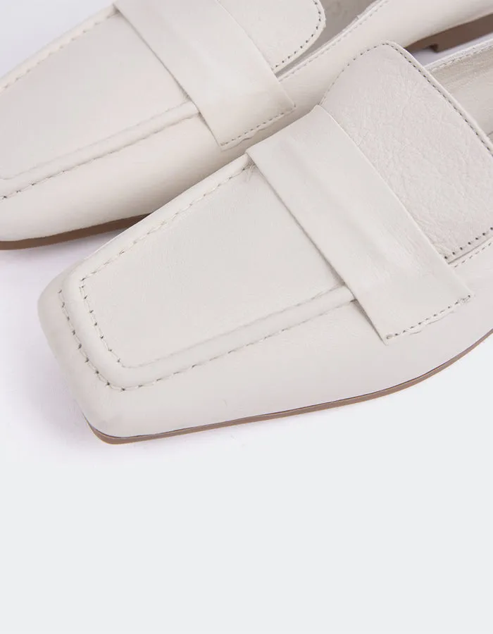 Medici Ice Leather Flat Comfort Shoes