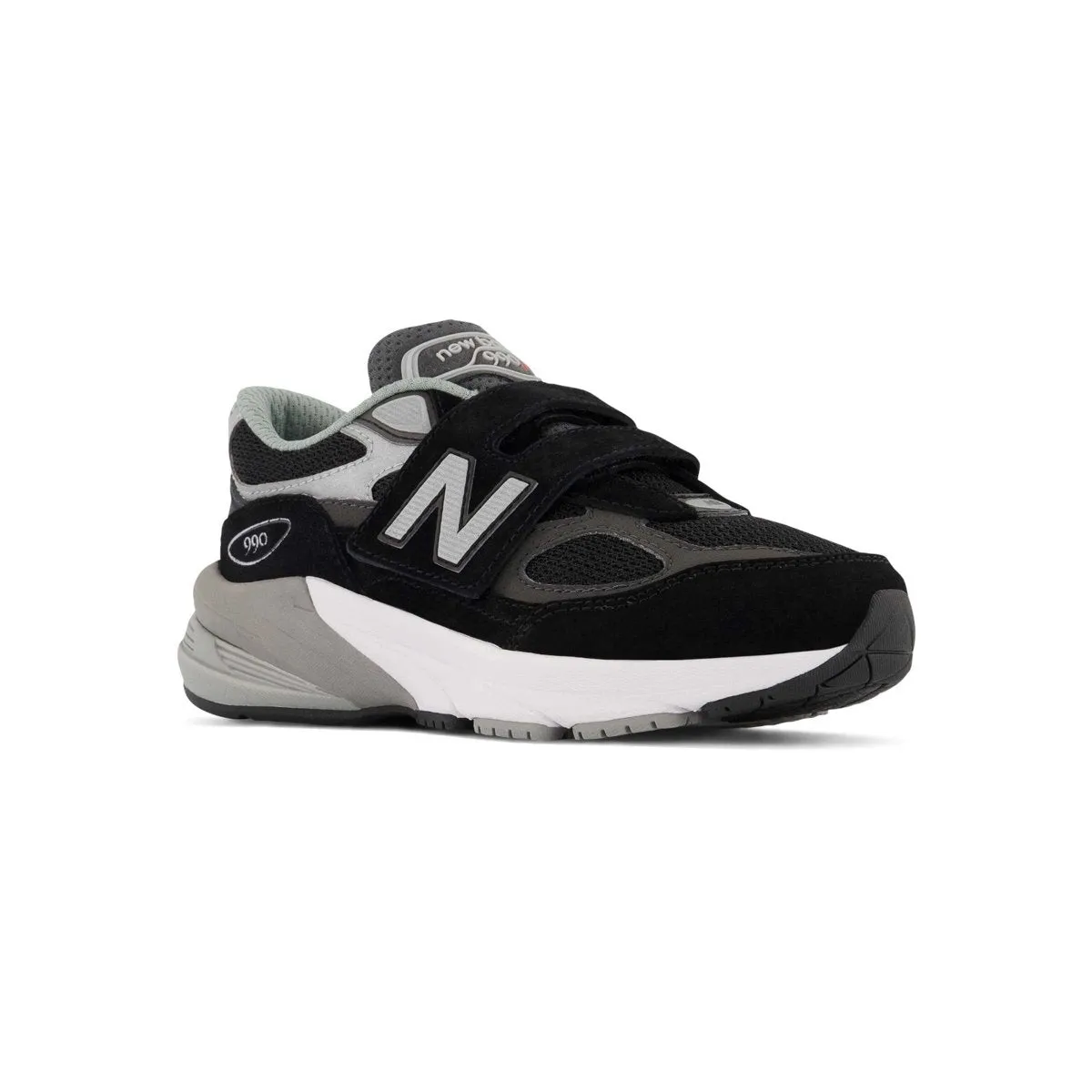New Balance PS (Preschool) PV990BK6 Black Flat Heel Running Shoes