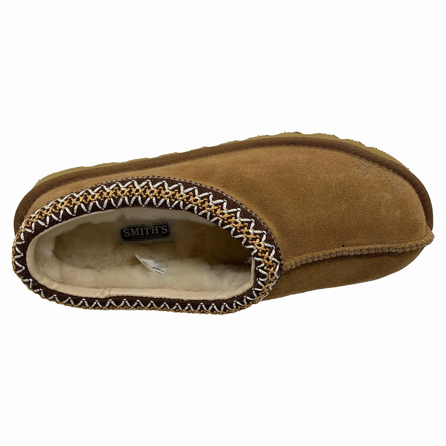 Enchanted Slippers Smith's Work Wear Suede Shearling Clog Slippers Womens Style : Sm10030