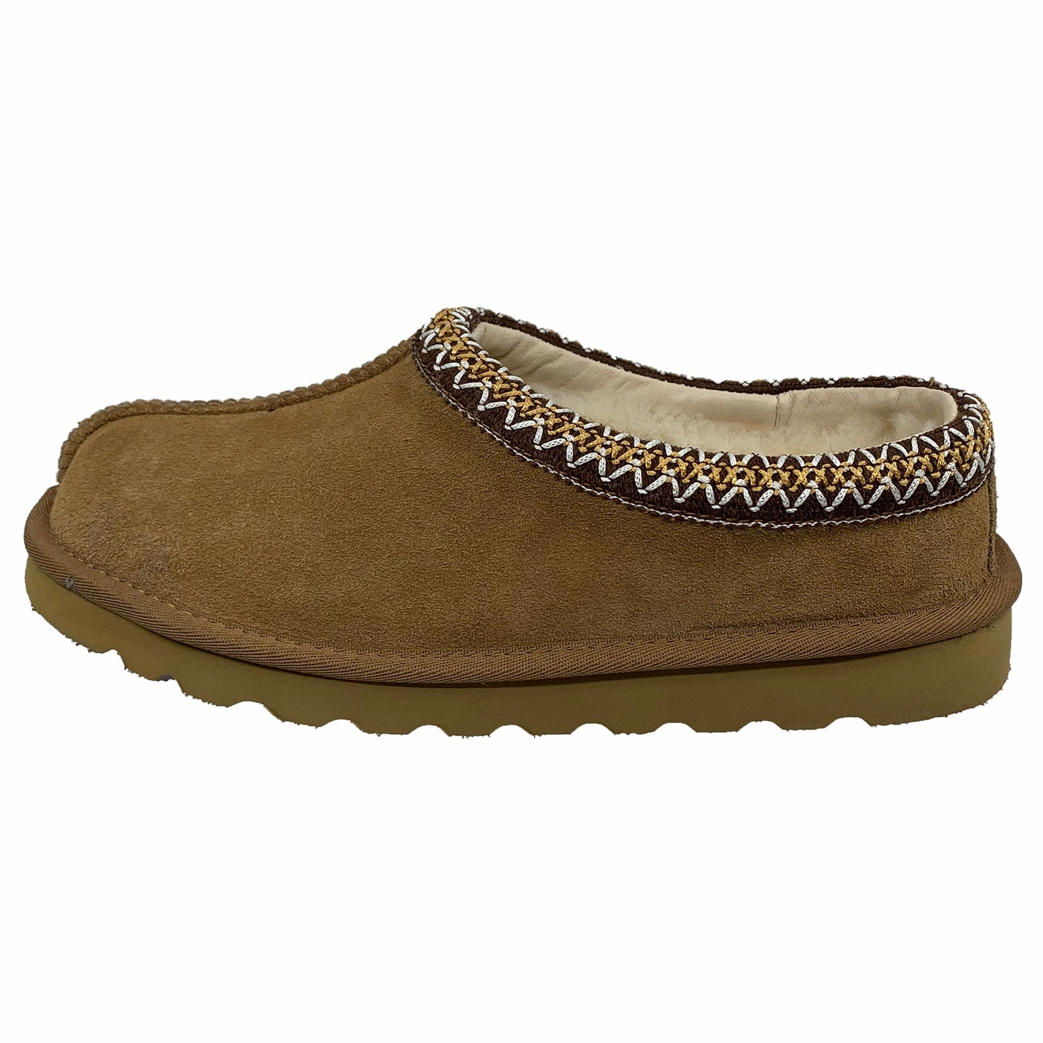 Best Slippers To Wear On Hardwood Floors Smith's Work Wear Suede Shearling Clog Slippers Womens Style : Sm10030