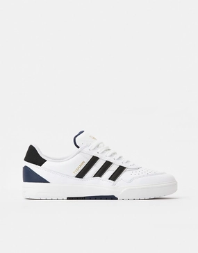 adidas Tyshawn II Skate Shoes - White/Core Black/Collegiate Navy Adidas Tubular Runner Shoes