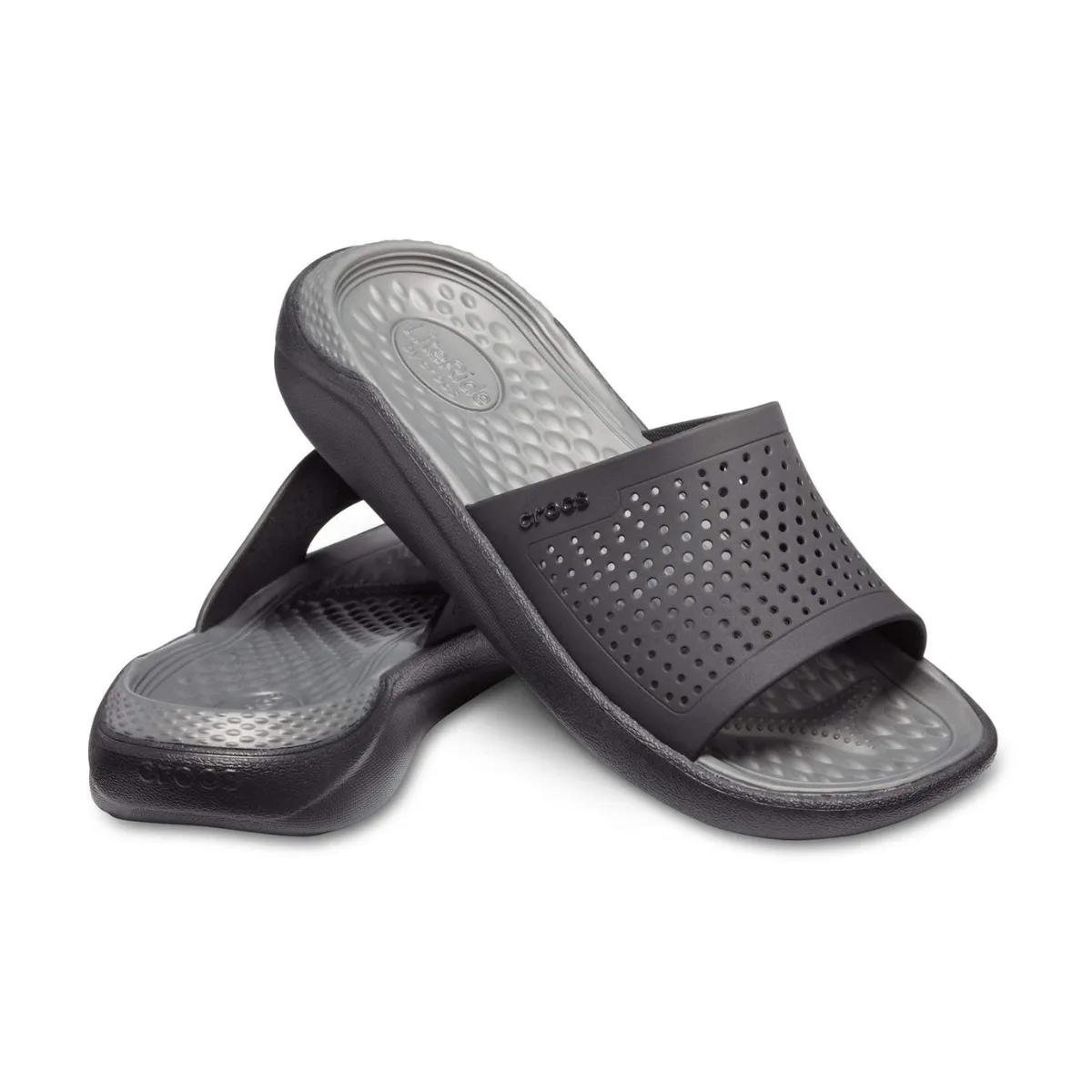 Crocs LiteRide Men Slipper - BLKGRY Corvette Slippers