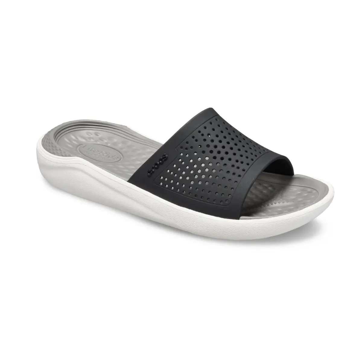Ftp Slippers Crocs LiteRide Men Slipper - BLKWHT