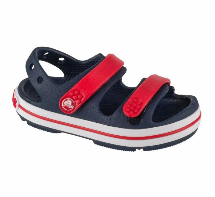 Crocs Kids' Crocband Cruiser Sandal - Navy   Red Sandals Resort Package