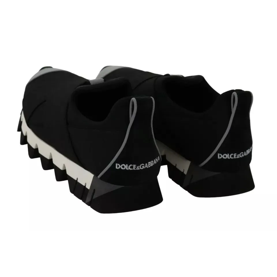Dolce & Gabbana Black Shark Neoprene Stretch Sneakers Shoes Sneakers At Amazon