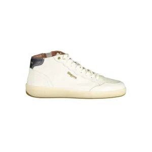Nano Sneakers Blauer White Leather Men Sneaker
