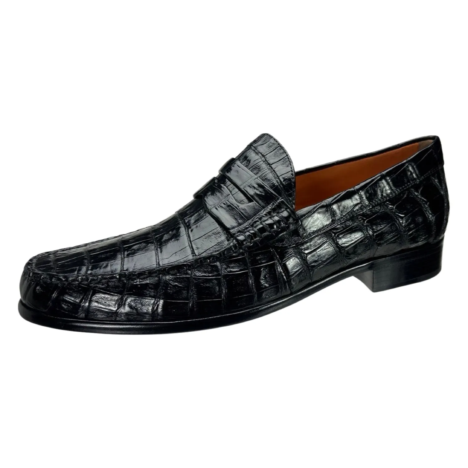 Soft Loafers Texas Crocodile Penny Loafer