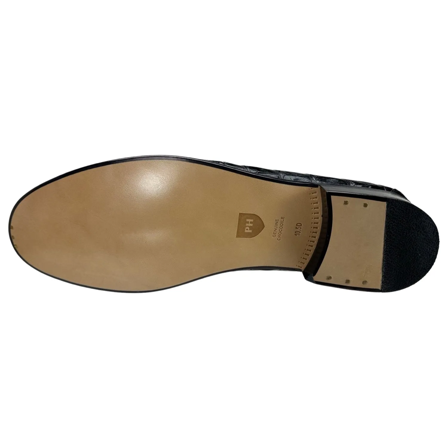 Texas Crocodile Penny Loafer Designer Suede Loafers