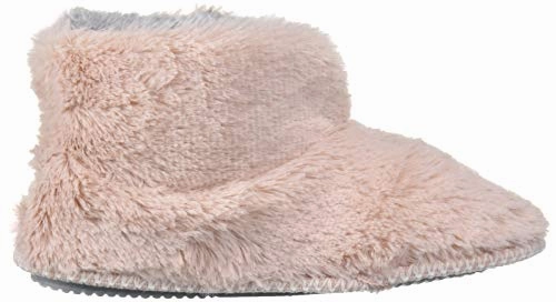 Dearfoams Women's Pile Bootie Slipper, Pink, Medium Standard US Width US Cookie Crew Slippers