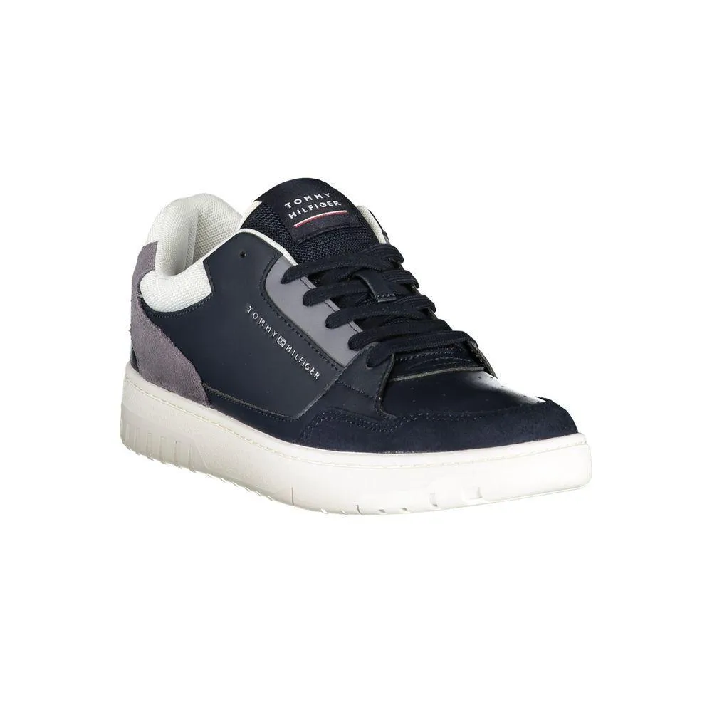 Good Sneakers For Standing All Day Tommy Hilfiger Blue Polyester Sneaker