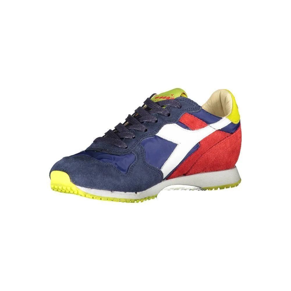 Sneakers For People With Flat Feet Diadora Blue Fabric Sneaker