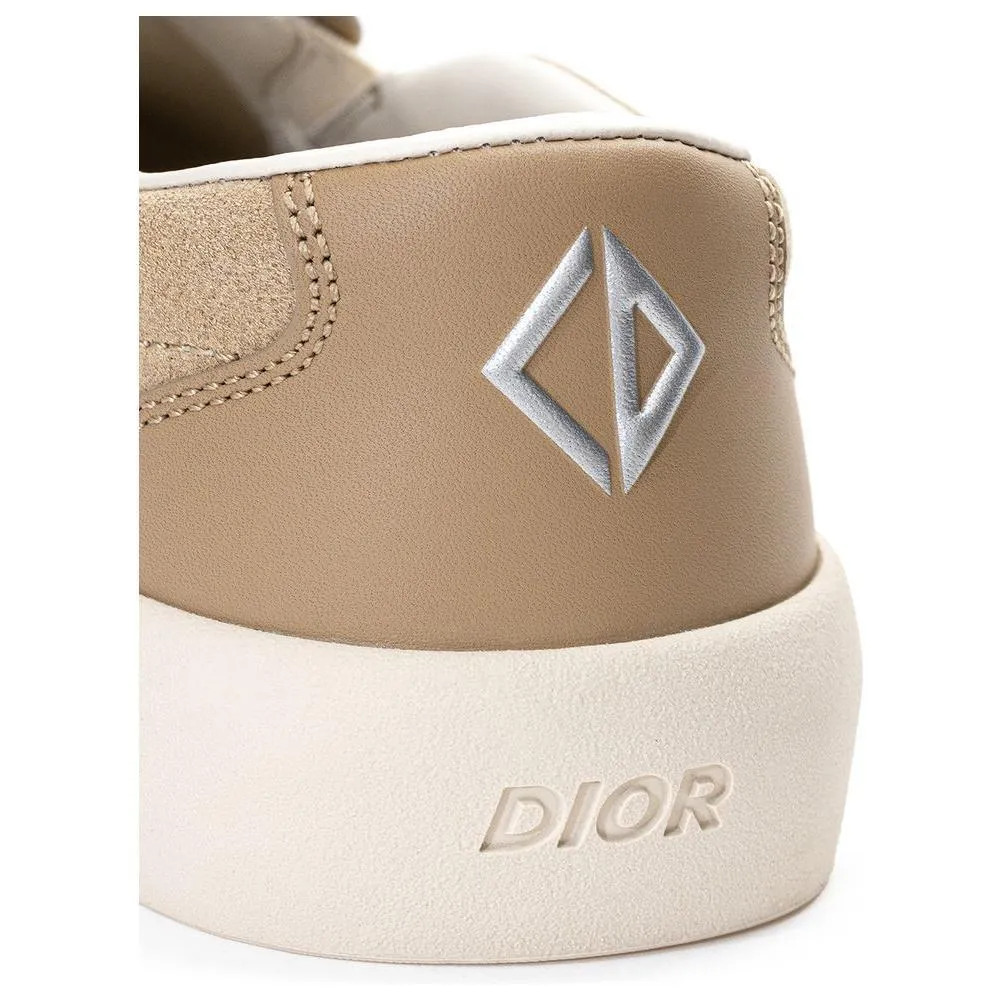 Sand Loafers Dior Beige Leather Slip-On Loafers
