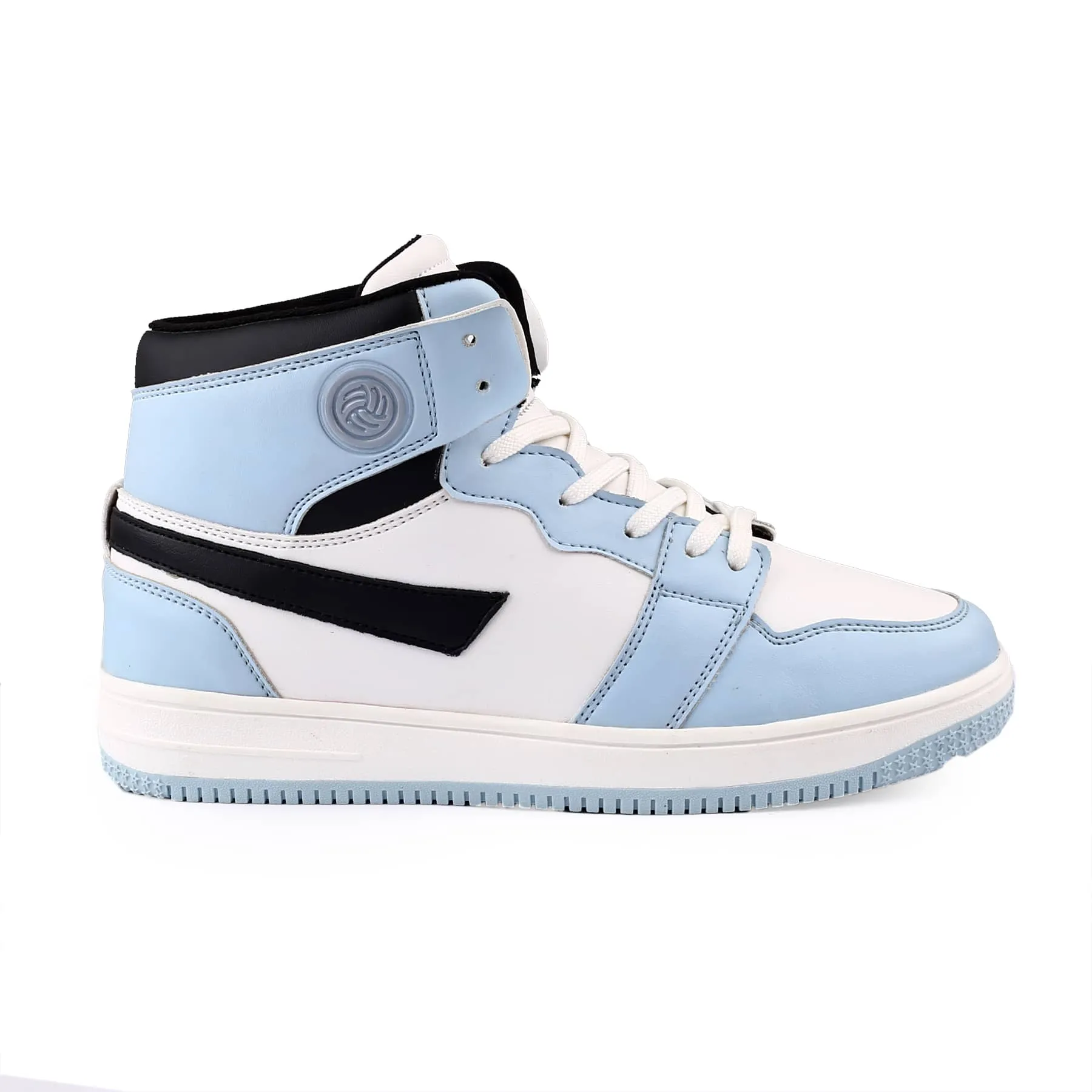 Bacca Bucci Femme High-Top Harmony SneakersElegant Pastel Blue and Pink Women's Lace-Ups Custom Sneakers Online