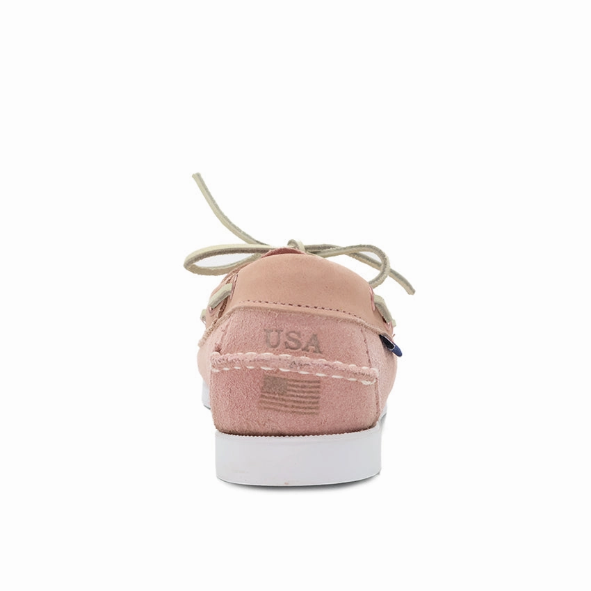 Docksides Women's Shoes - Pink Soft Ecru Loafers Route 40