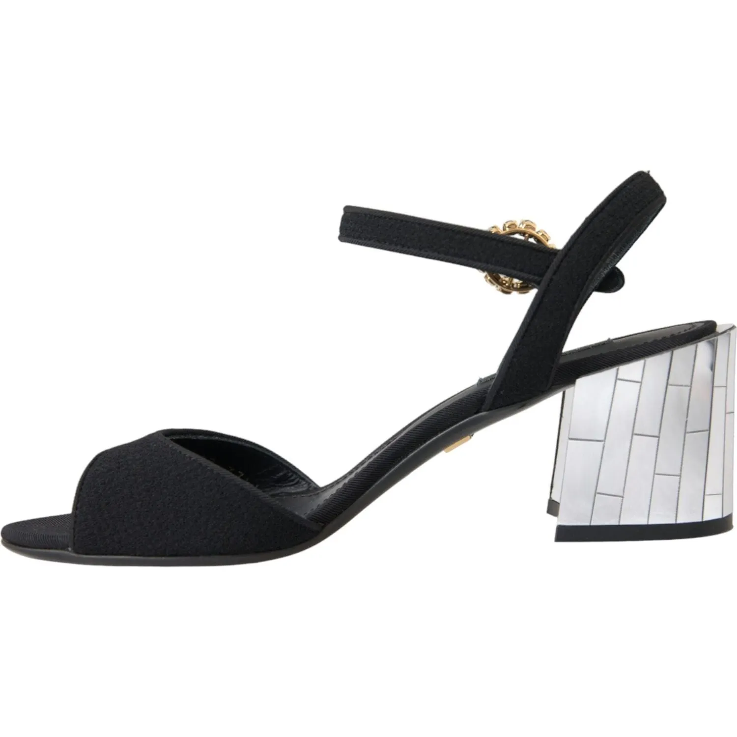 Hotels In Barbados Dolce & Gabbana Black Crystal Ankle Strap Keira Sandal Shoes