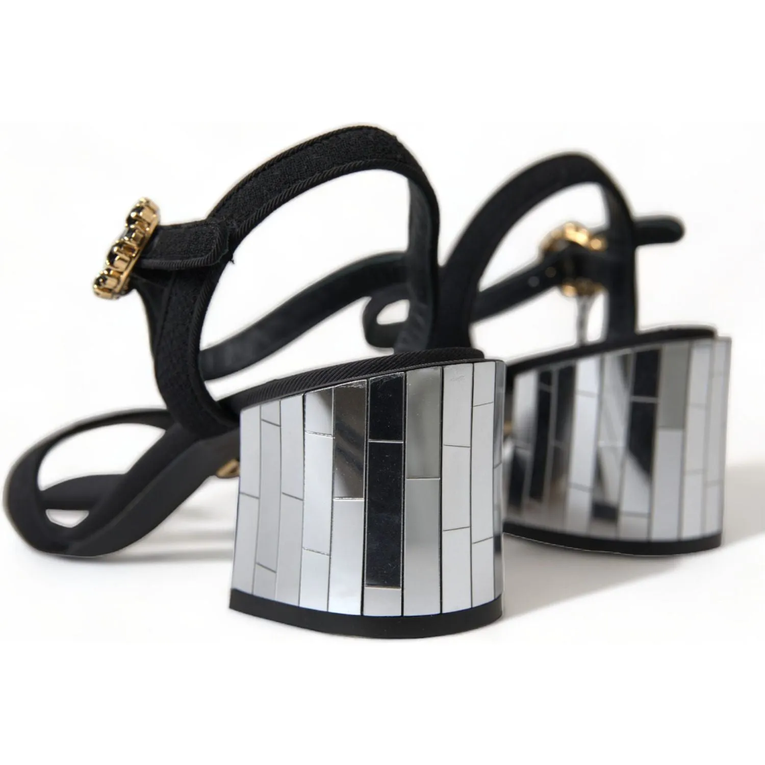 Sandals Royal Plantation Ocho Rios Dolce & Gabbana Black Crystals Ankle Strap Sandals Shoes