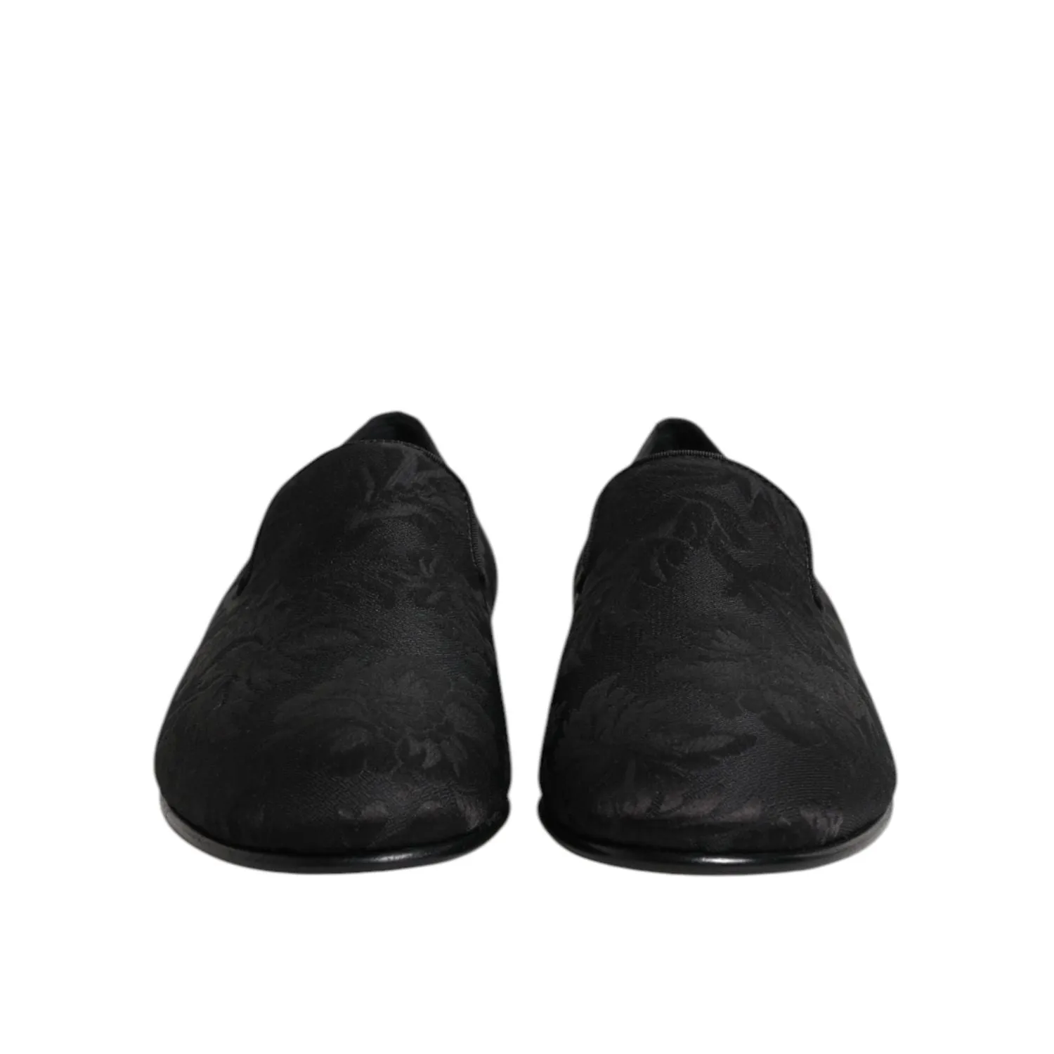 Suede Gucci Loafers Dolce & Gabbana Black Floral Brocade Loafers Men Dress Shoes