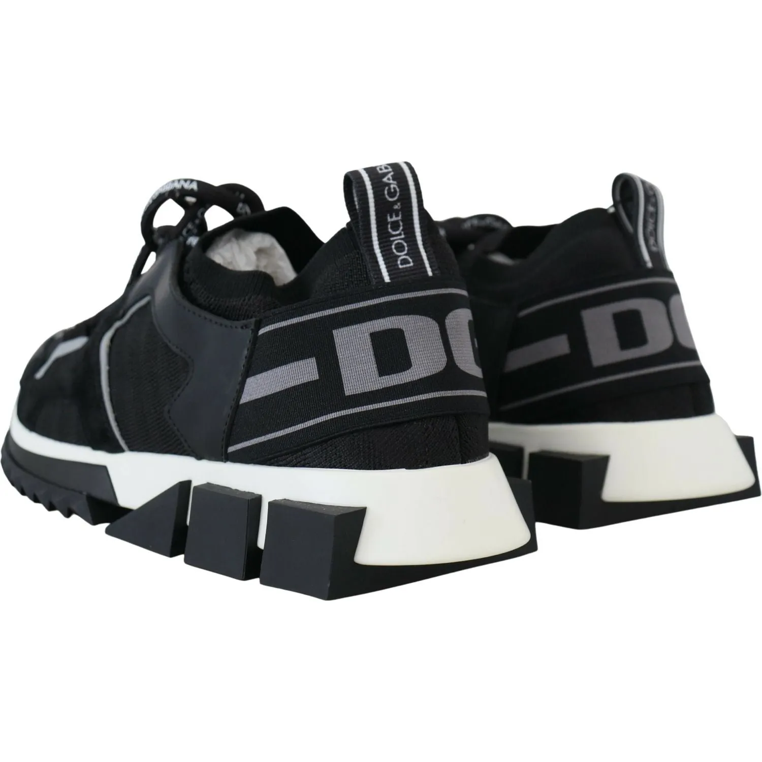 Dolce & Gabbana Black Mesh Sorrento Trekking Sneakers Shoes Roav V1 Sneakers