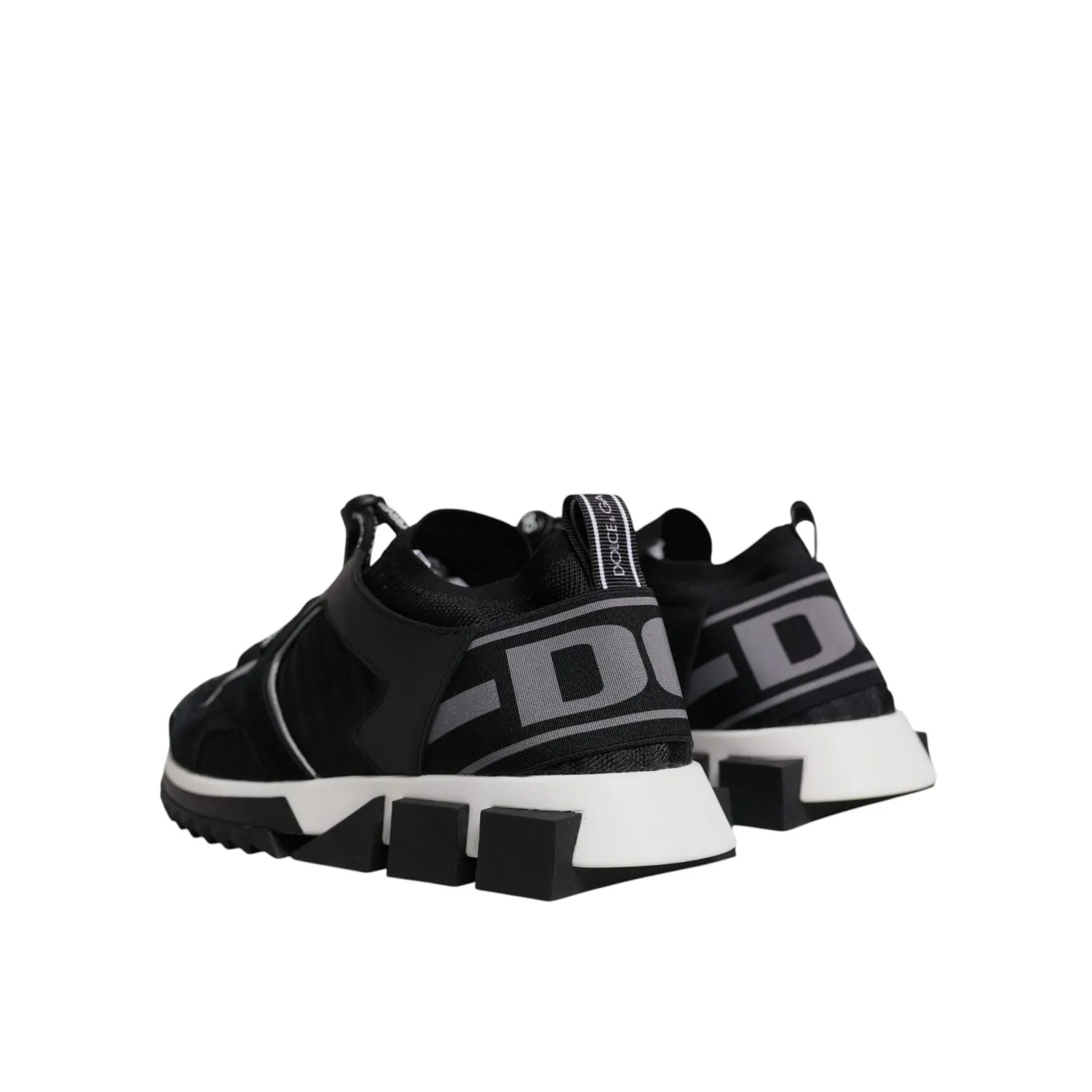 Sneakers With Stability Dolce & Gabbana Black Mesh Sorrento Trekking Sneakers Shoes