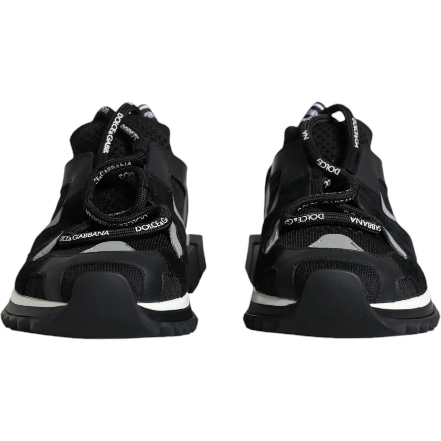 Dolce & Gabbana Black Mesh Sorrento Trekking Sneakers Shoes Chloe Sneakers