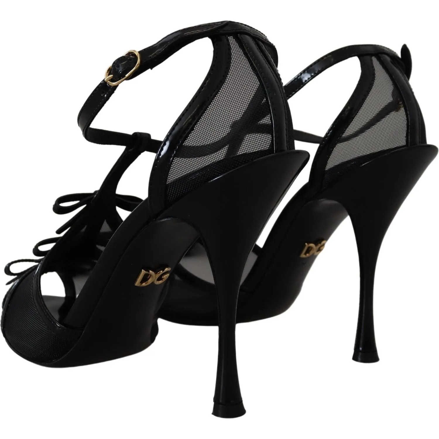 Sale Sandals Dolce & Gabbana Black Stiletto High Heels Sandals Shoes