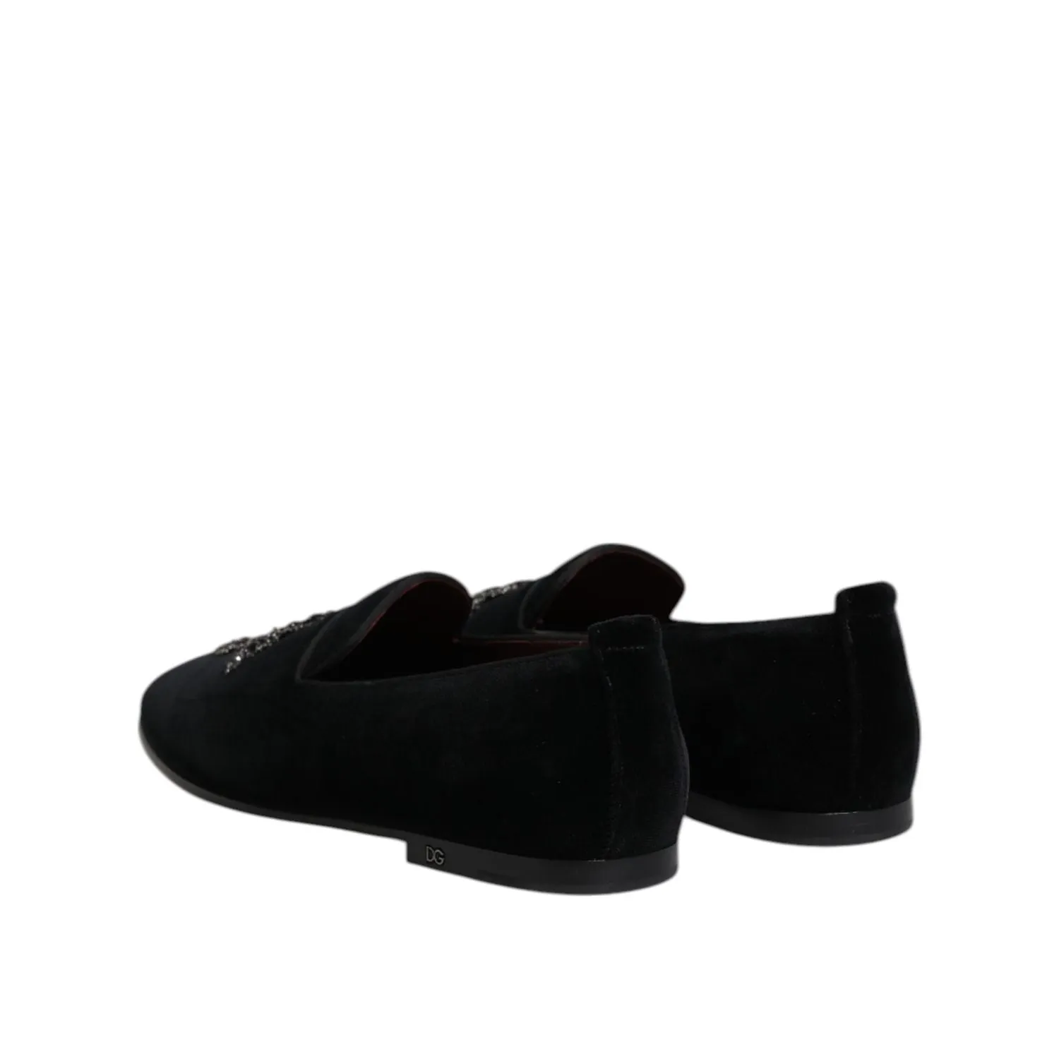 Chunky Loafers With Dress Dolce & Gabbana Black Suede Cross Slip On Loafers Dress Shoes