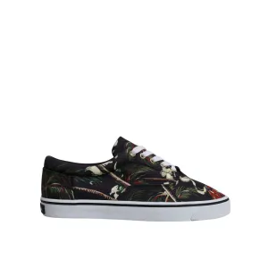 True Religion Sneakers Dolce & Gabbana Black Tropical Print Low Top Sneakers Shoes
