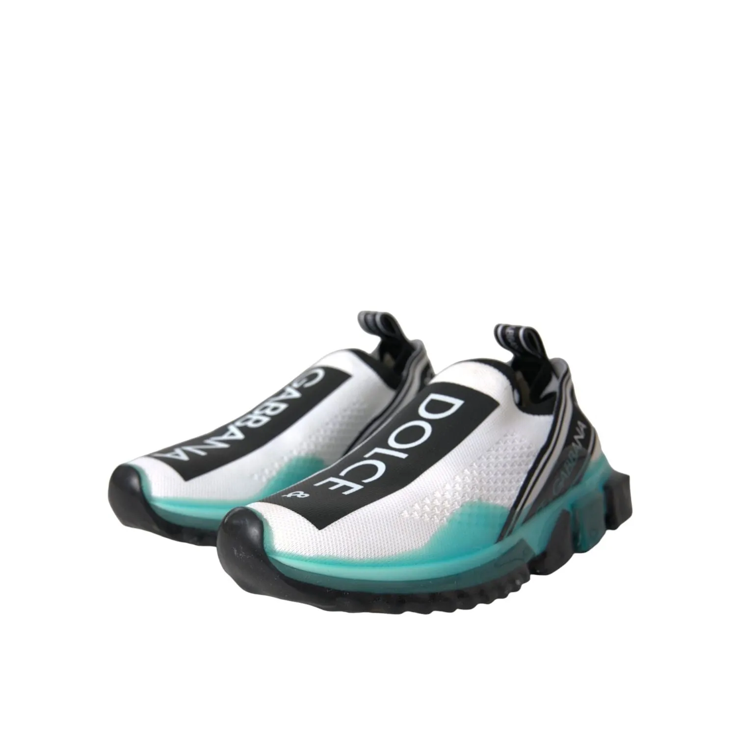 Dolce & Gabbana Black White Blue Slip On Sorrento Sneakers Shoes Paw Patrol Light Up Sneakers