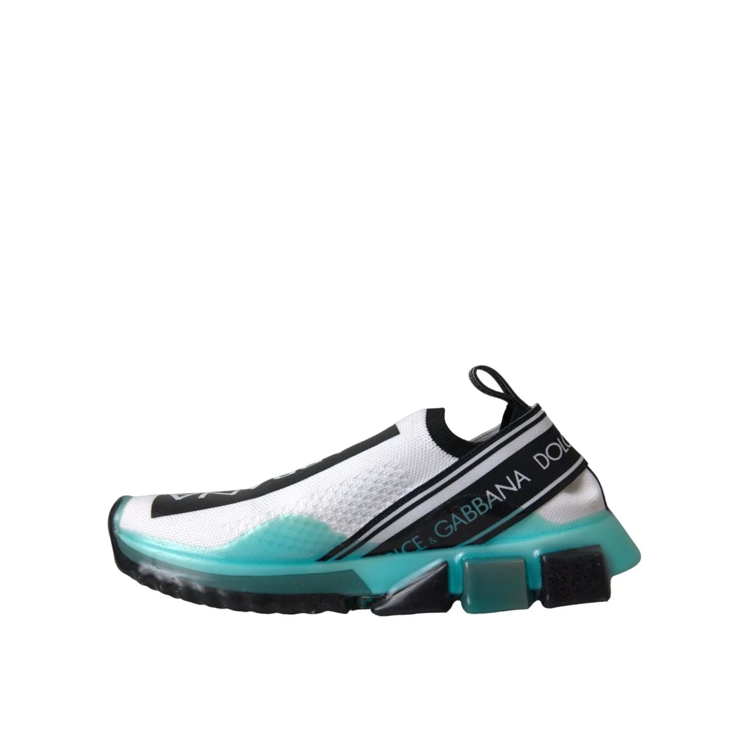 Revenge Sneakers Dolce & Gabbana Black White Blue Slip On Sorrento Sneakers Shoes