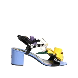 All Inclusive Resorts Adults Only Dolce & Gabbana Multicolor Floral Crystal KEIRA Sandals Shoes
