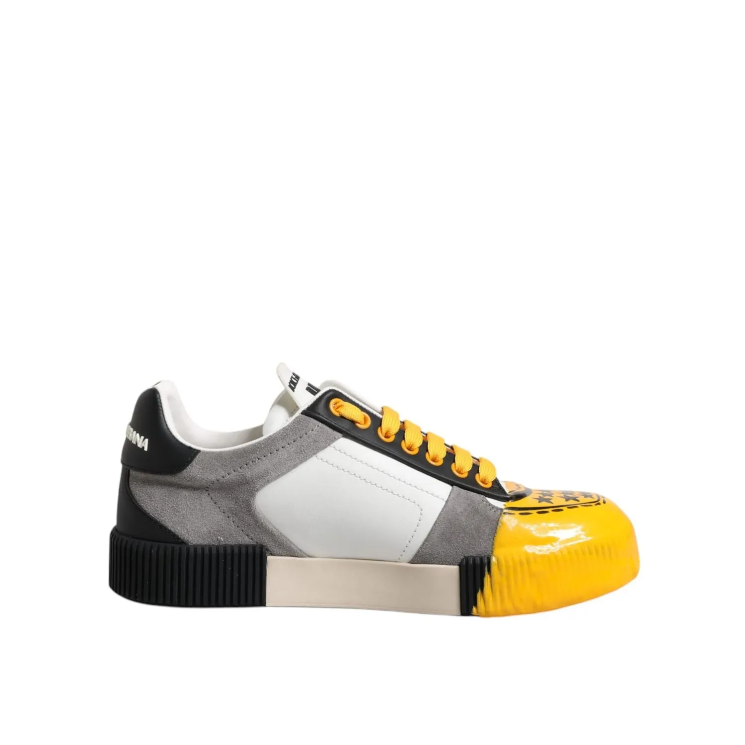 Dolce & Gabbana Multicolor Leather DNA Low Top Sneakers Shoes Planet Fitness And Silver Sneakers