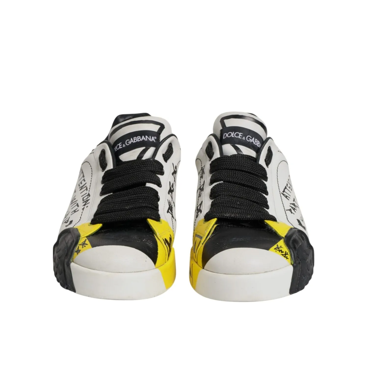 Dolce & Gabbana Multicolor Lettering Portofino Sneakers Shoes Shop Sneakers Deals
