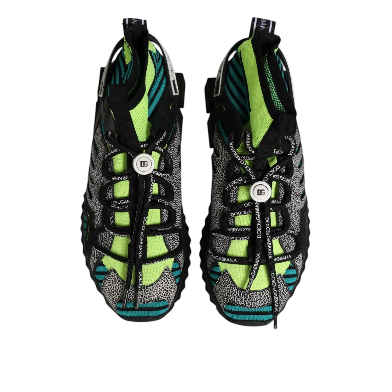 Dolce & Gabbana Multicolor Sorrento Socks Men Sneakers Shoes Mk Shoes Sneakers