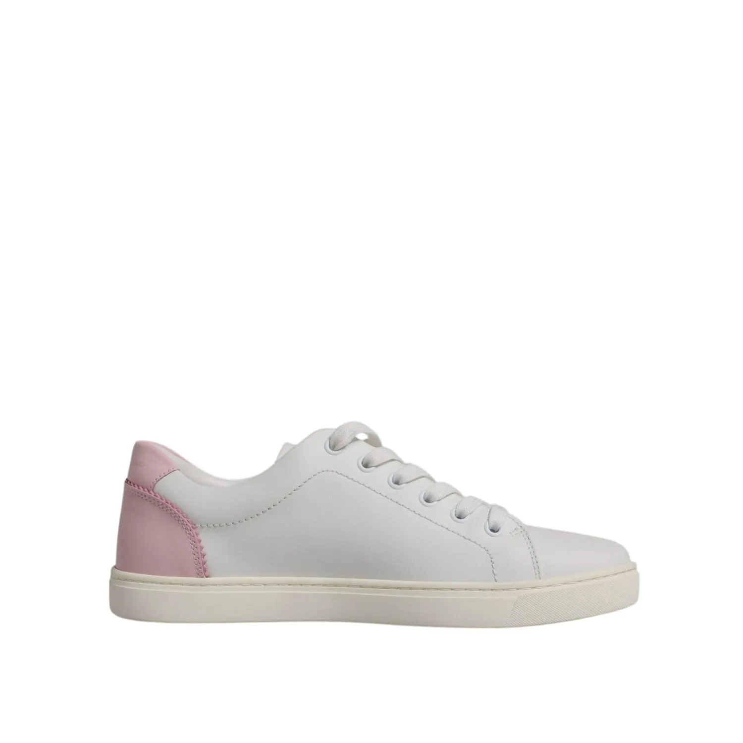 Dolce & Gabbana White Classic Calf Leather Sneakers Shoes All Sneakers