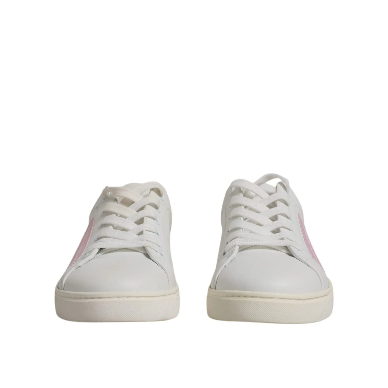 Dolce & Gabbana White Classic Calf Leather Sneakers Shoes Gortex Sneakers