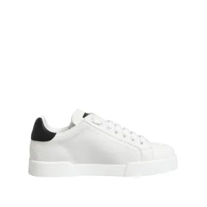 Dolce & Gabbana White Crown Patch Portofino Men Sneakers Shoes Prince Sneakers