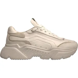 Steve Francis Sneakers Dolce & Gabbana White Daymaster Leather Low Top Sneakers Shoes