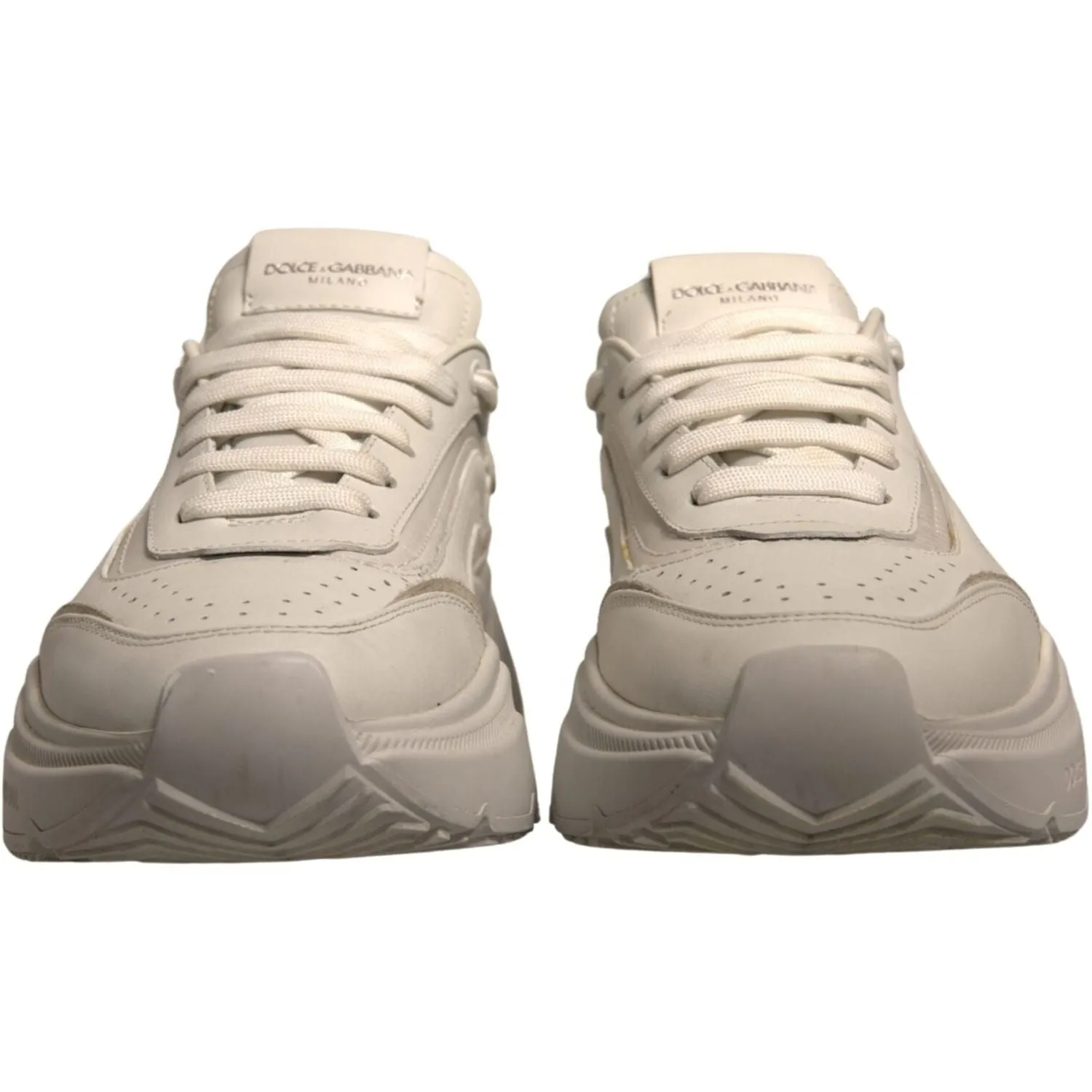Stussy Sneakers Dolce & Gabbana White Daymaster Leather Low Top Sneakers Shoes