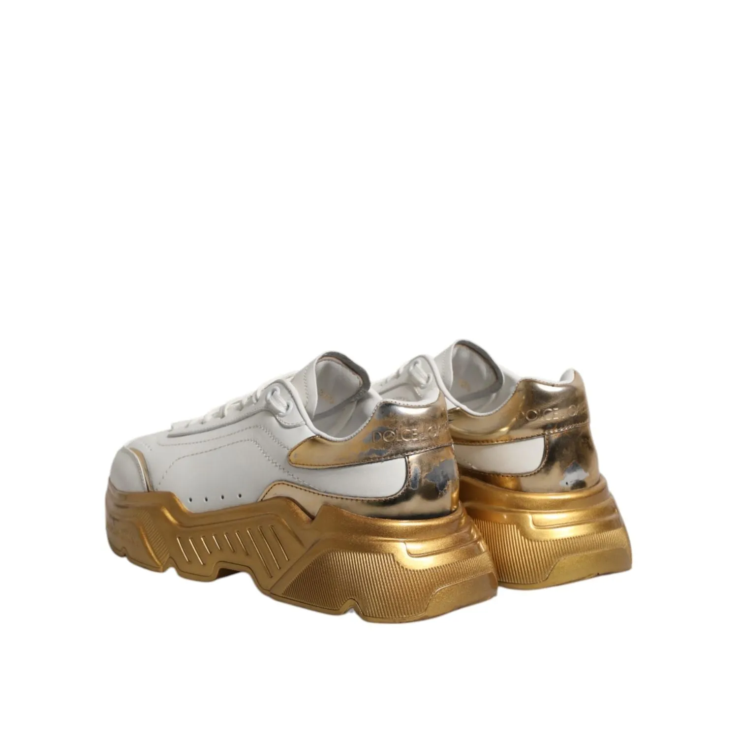 Dolce & Gabbana White Gold Daymaster Low Top Sneakers Shoes Coloring Pages Sneakers