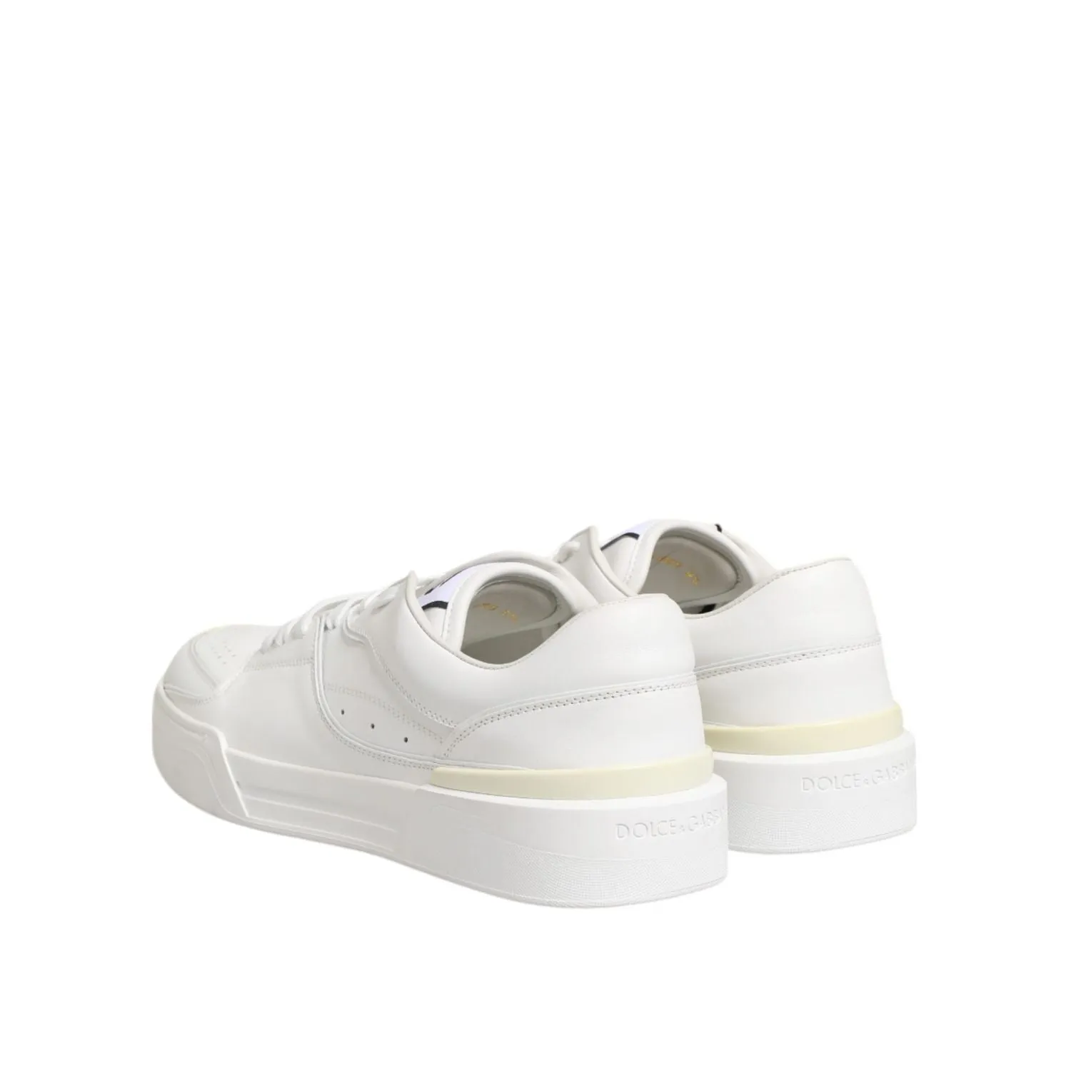 Dolce & Gabbana White Miami Leather Low Top Sneakers Shoes Sneakers From The 90's