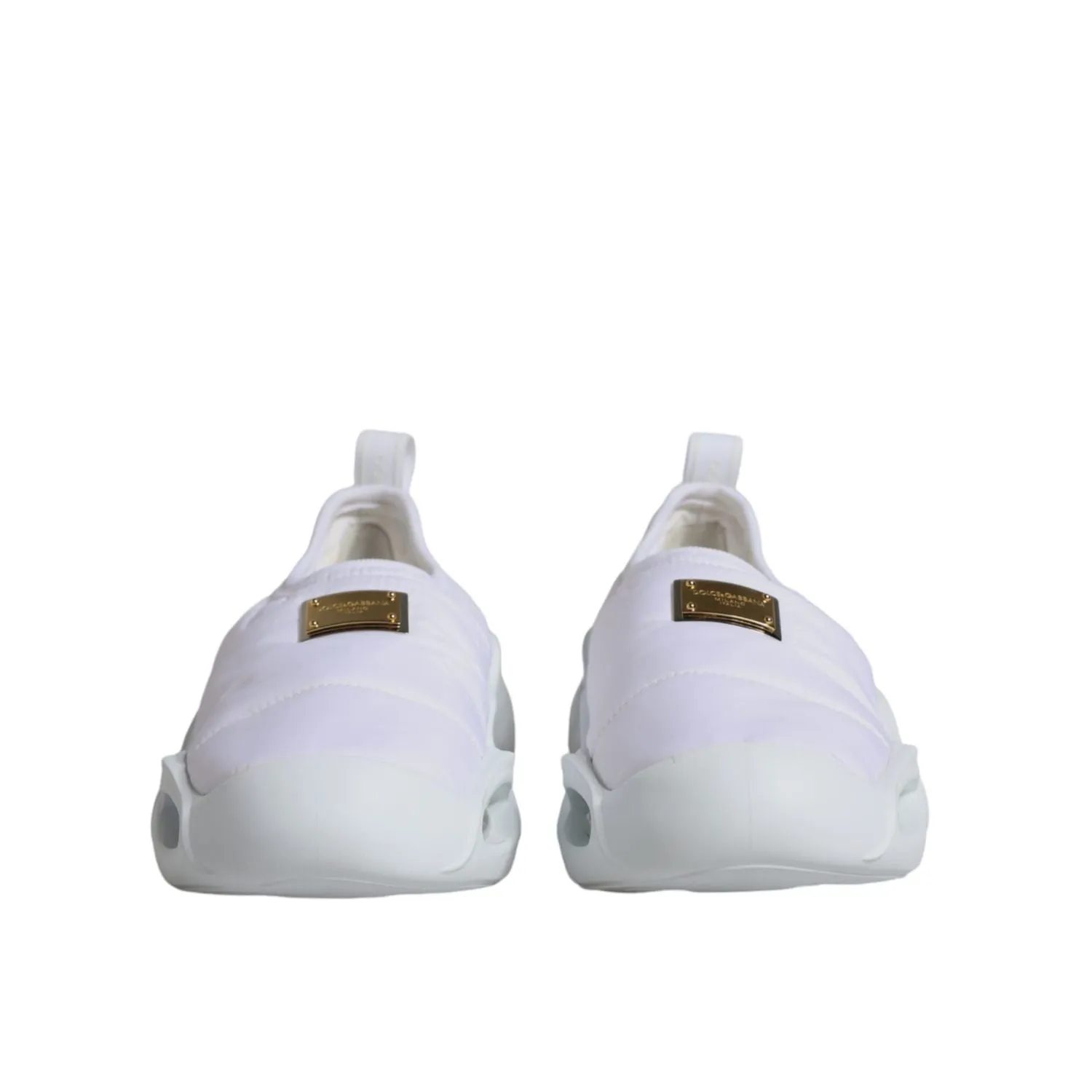 Rick Owens Geobasket Sneakers Dolce & Gabbana White Padded Fabric Low Top Sneakers Shoes