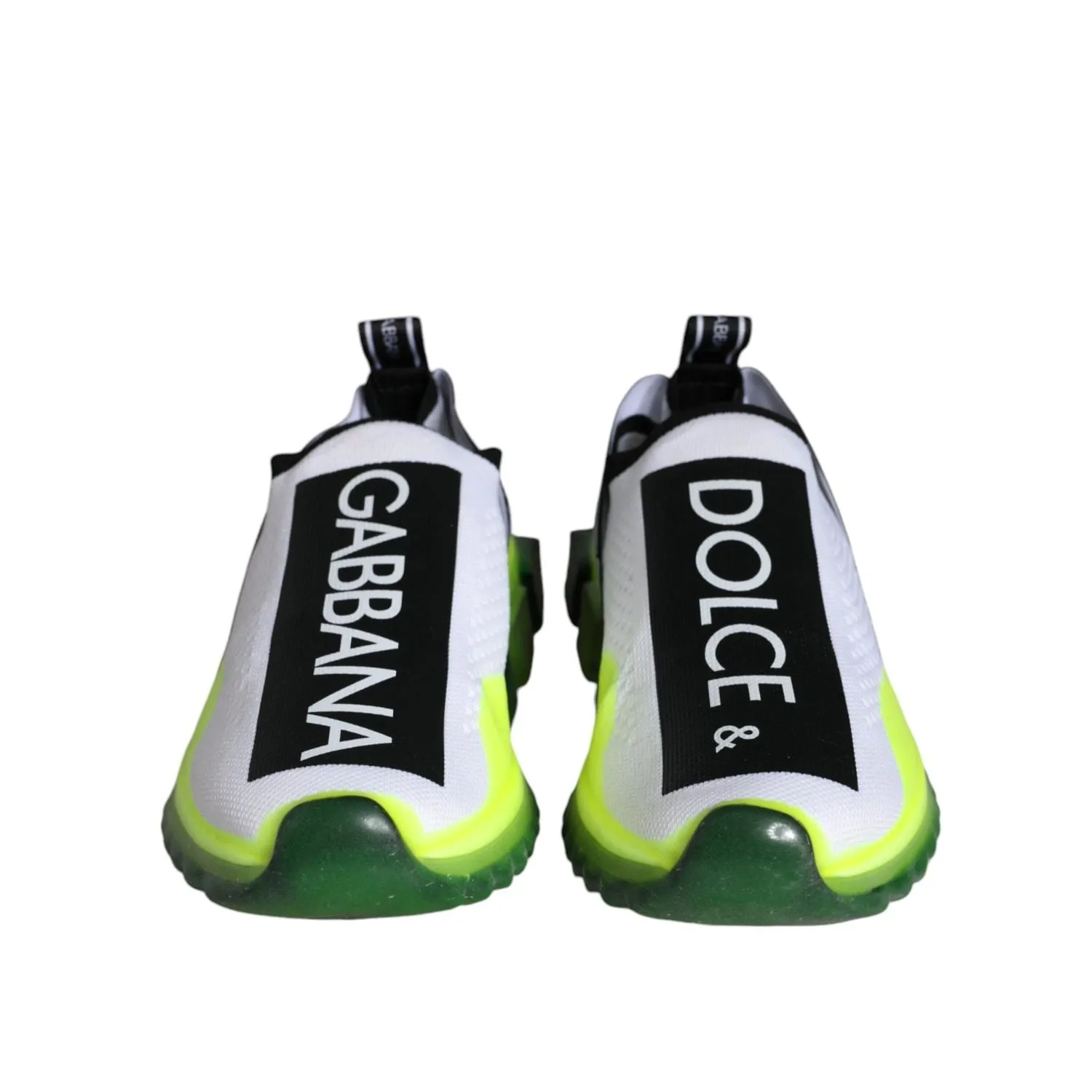 Dolce & Gabbana White Yellow Slip On Sorrento Sneakers Shoes Sperry Sneakers On Sale