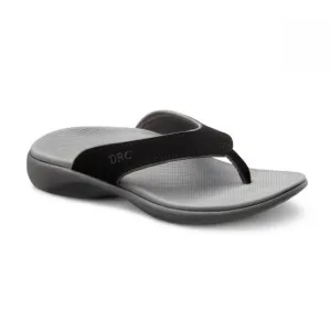 Flip Flops Bad For Knees Dr. Comfort Women's Sandals - Shannon - Black