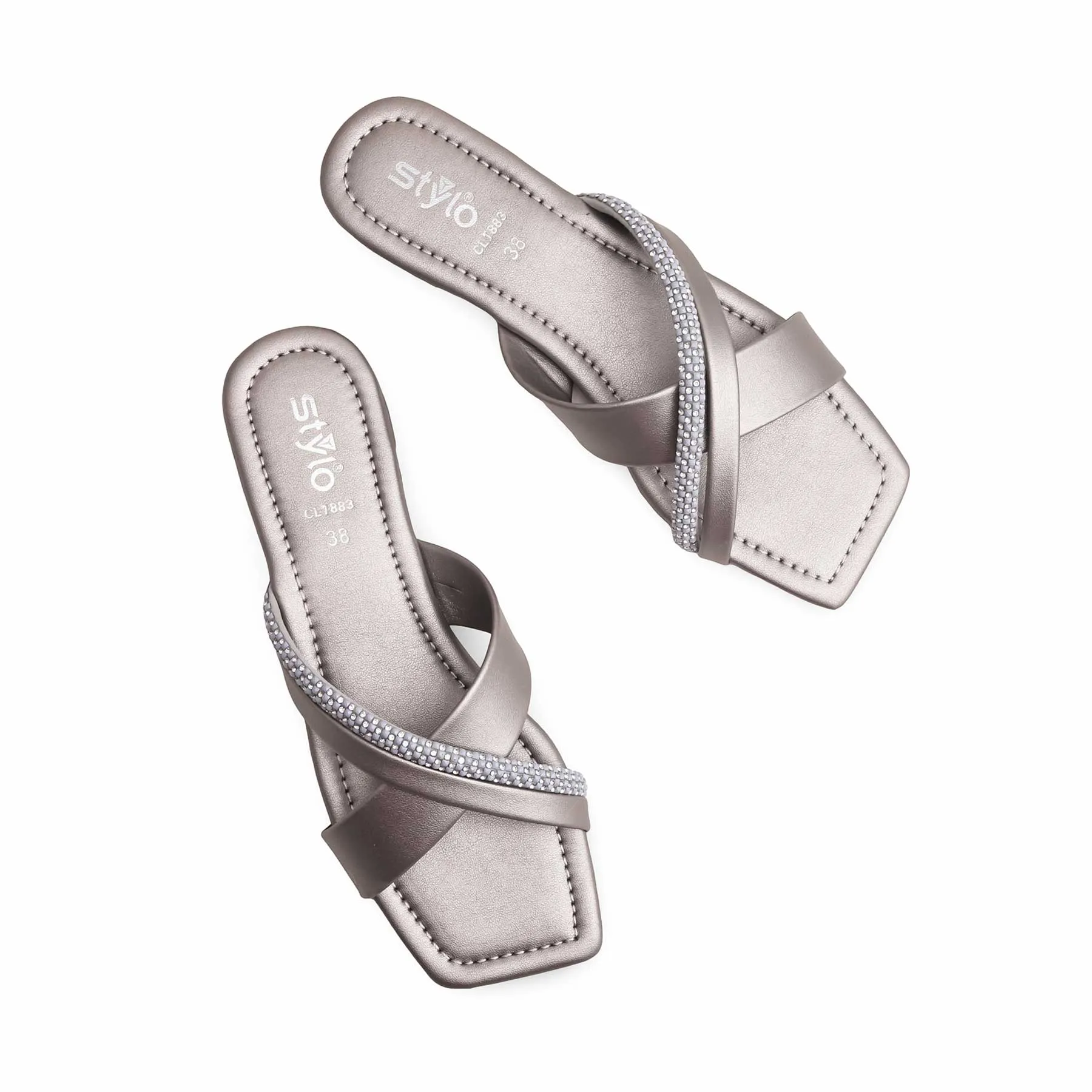 Best Casual Shoes For Hiking Grey Casual Slipper CL1883