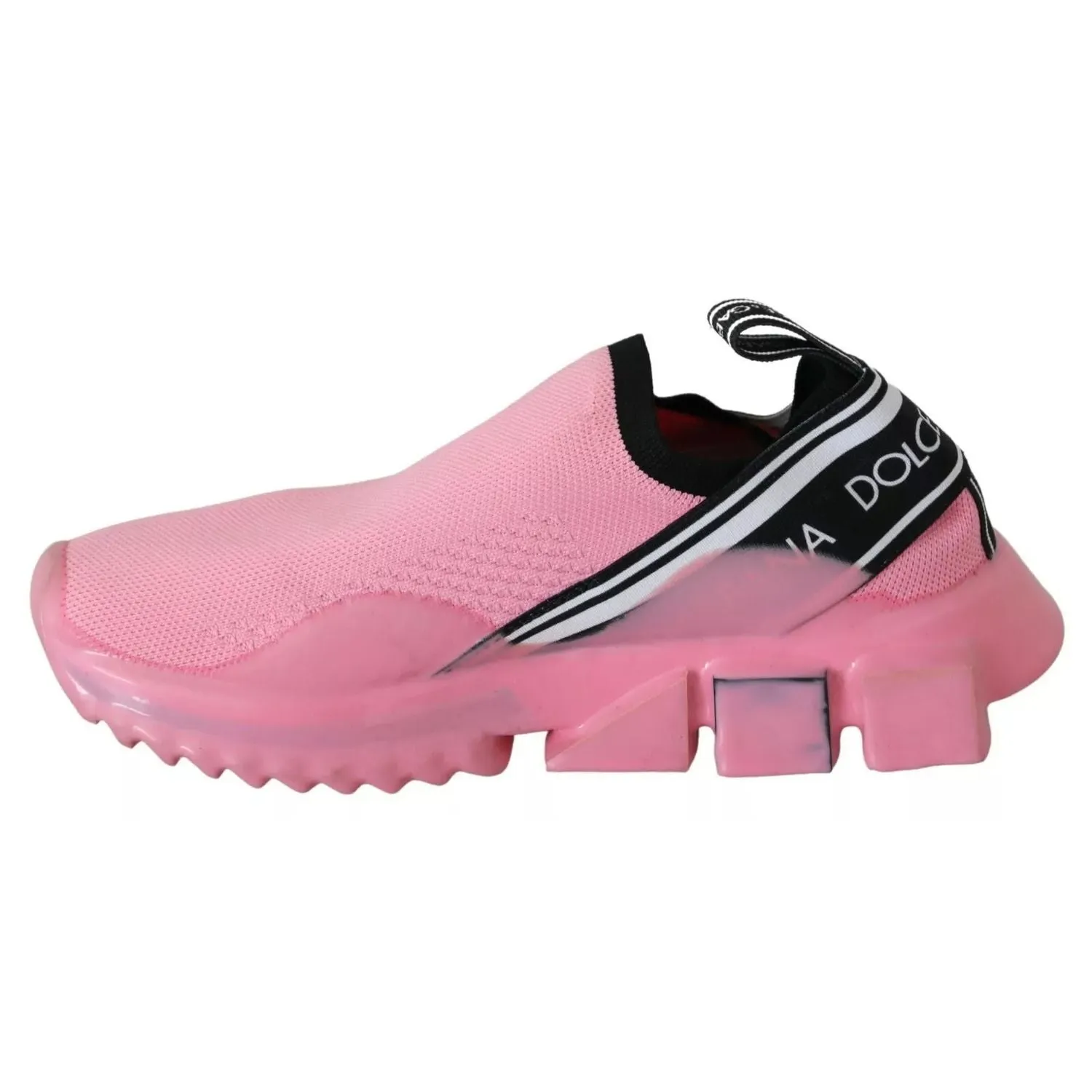 Dolce & Gabbana Pink Low Top Sorrento Sneakers Slip On Casual Shoes Running Sneakers Near Me