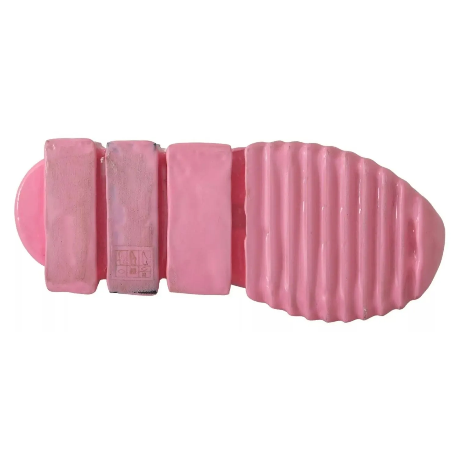 Dolce & Gabbana Pink Low Top Sorrento Sneakers Slip On Casual Shoes Medicare Sneakers Program