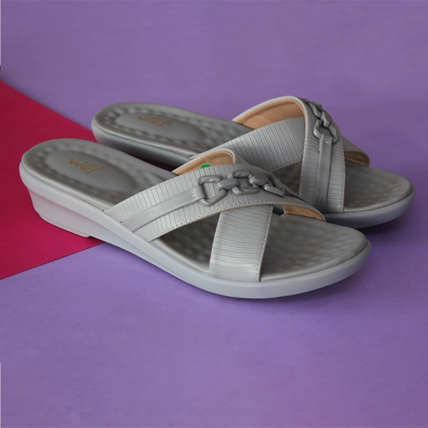 Grey Soft & Stylish Slippers for Women Ripndip Slippers