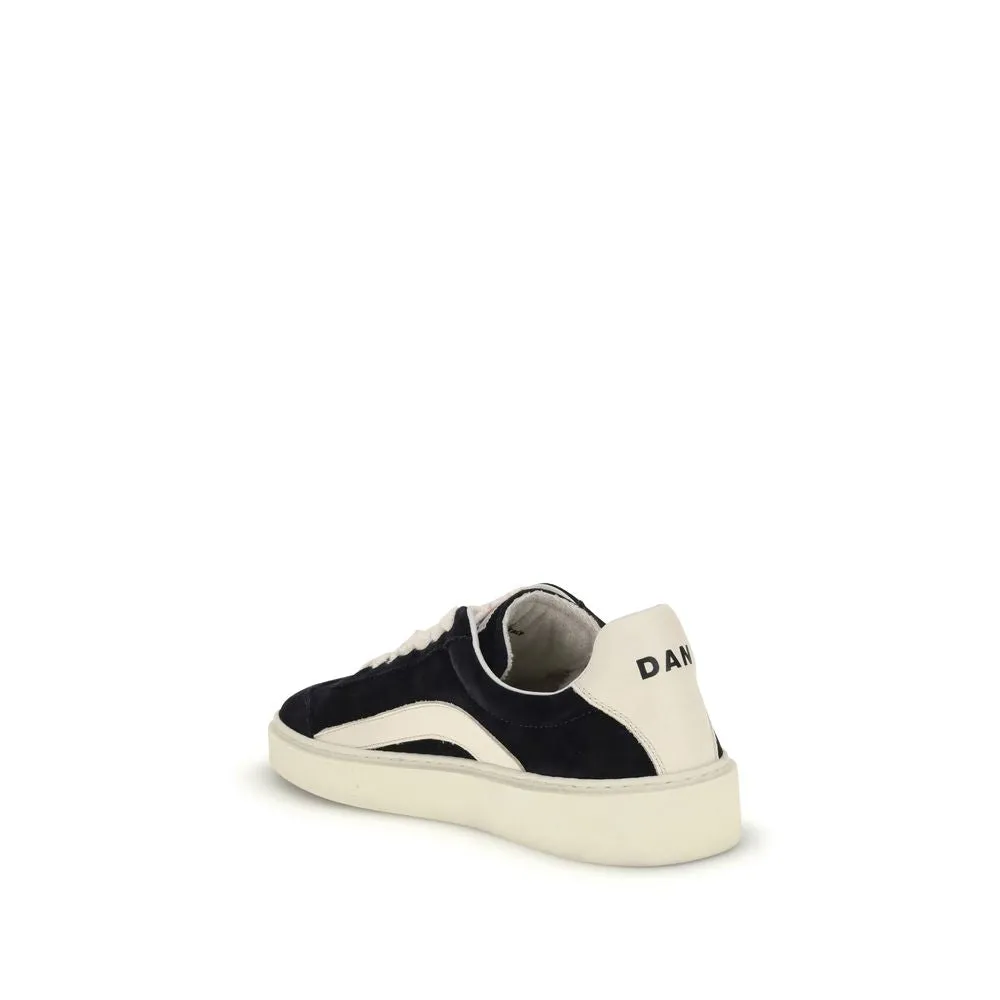 Seychelles Flats Shoes Dsquared Black Calf Leather Bos Taurus Low Top Sneakers