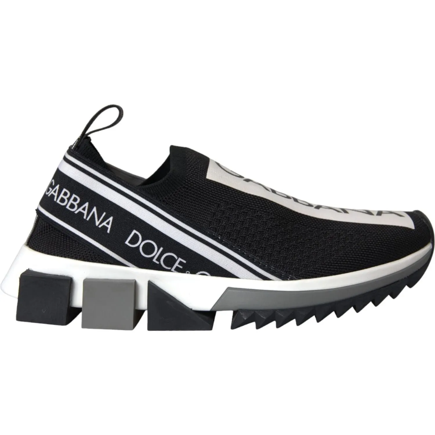 Sneakers Australia Dolce & Gabbana Black White Slip On Sorrento Sneakers Shoes